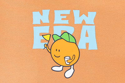 NEW ERA FRUIT POOL PARTY DEEP SAND BROWN SHORT SLEEVE T-SHIRT
