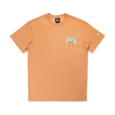 NEW ERA FRUIT POOL PARTY DEEP SAND BROWN SHORT SLEEVE T-SHIRT