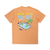 NEW ERA FRUIT POOL PARTY DEEP SAND BROWN SHORT SLEEVE T-SHIRT