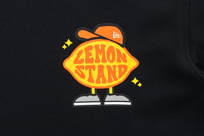 NEW ERA FRUIT LIFE GAVE ME LEMONS BLACK SHORT SLEEVE T-SHIRT