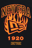 NEW ERA FLAG FLAME NEW YORK 1920 BLACK SHORT SLEEVE T-SHIRT