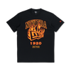 NEW ERA FLAG FLAME NEW YORK 1920 BLACK SHORT SLEEVE T-SHIRT