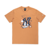NEW YORK YANKEES MLB GRAPHIC DEEP SAND BROWN SHORT SLEEVE T-SHIRT