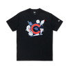 CHICAGO CUBS MLB GRAPHIC BLACK SHORT SLEEVE T-SHIRT