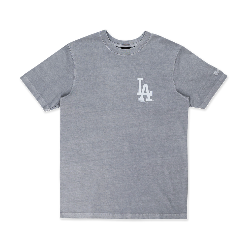 LOS ANGELES DODGERS LEAGUE WASHED COTTON DOLPHIN GRAY SHORT SLEEVE T-SHIRT