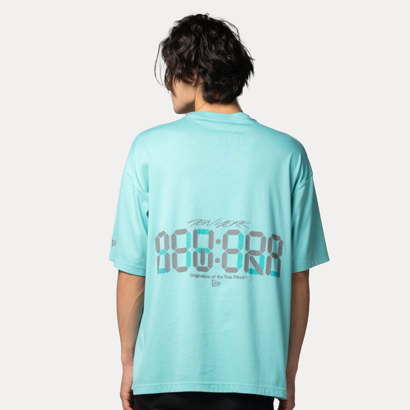 NEW ERA CITY SPORT ARCTIC TEAL OVERSIZED SHORT SLEEVE T-SHIRT