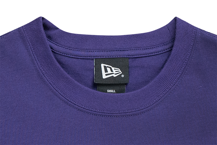 NEW ERA BASKETBALL TONAL PACK PURPLE OVERSIZED SHORT SLEEVE T-SHIRT