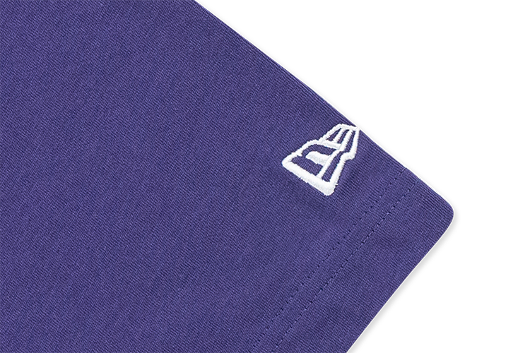 NEW ERA BASKETBALL TONAL PACK PURPLE OVERSIZED SHORT SLEEVE T-SHIRT