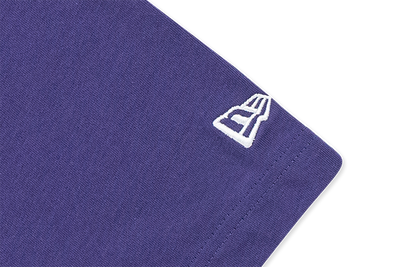 NEW ERA BASKETBALL TONAL PACK PURPLE OVERSIZED SHORT SLEEVE T-SHIRT