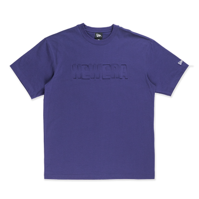 NEW ERA BASKETBALL TONAL PACK PURPLE OVERSIZED SHORT SLEEVE T-SHIRT