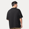 NEW ERA BASKETBALL TONAL PACK BLACK OVERSIZED SHORT SLEEVE T-SHIRT