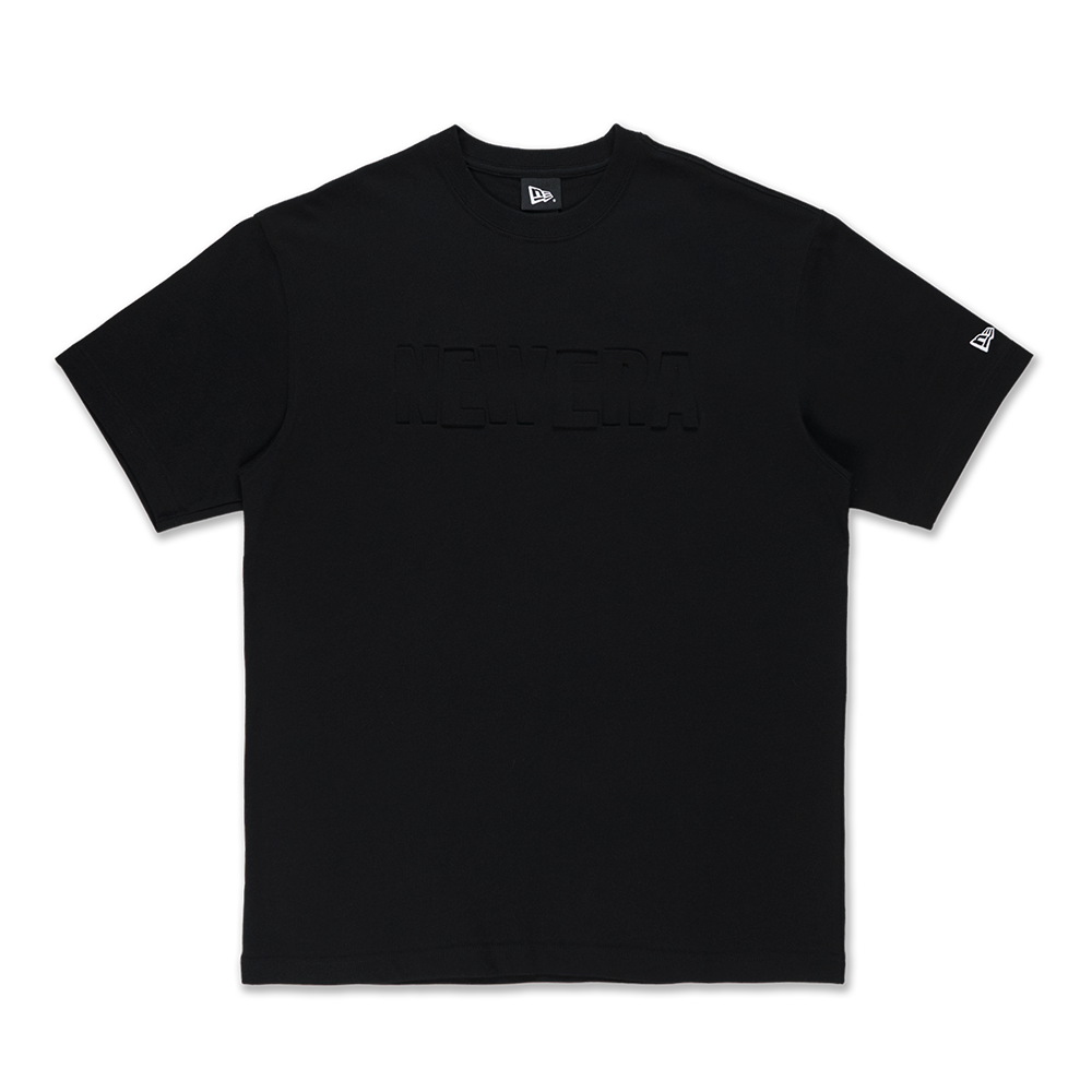 NEW ERA BASKETBALL TONAL PACK BLACK OVERSIZED SHORT SLEEVE T-SHIRT