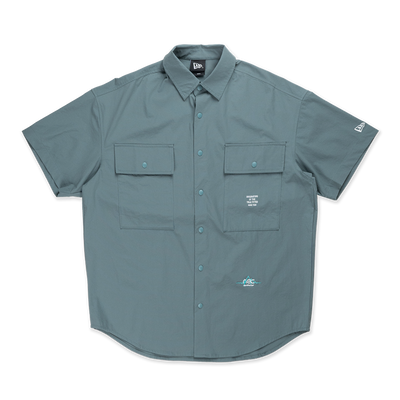 NEW ERA SPRINGTIME RHYTHM SLATE GRAY SHORT SLEEVE SHIRT