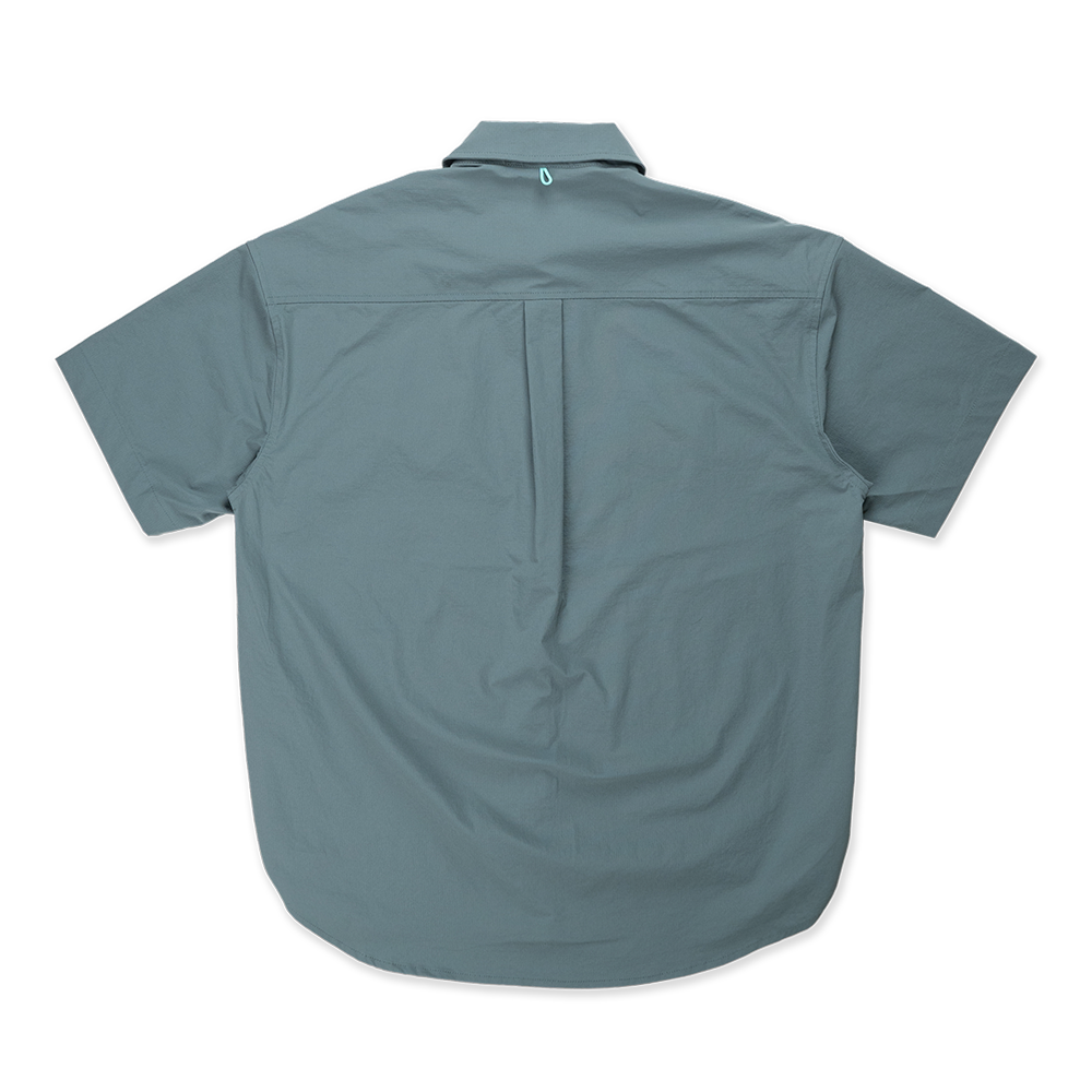 NEW ERA SPRINGTIME RHYTHM SLATE GRAY SHORT SLEEVE SHIRT