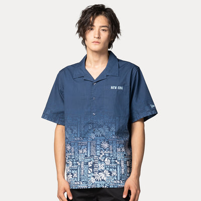 NEW ERA MARINE LIFE CLUB OCEANSIDE BLUE SHORT SLEEVE SHIRT