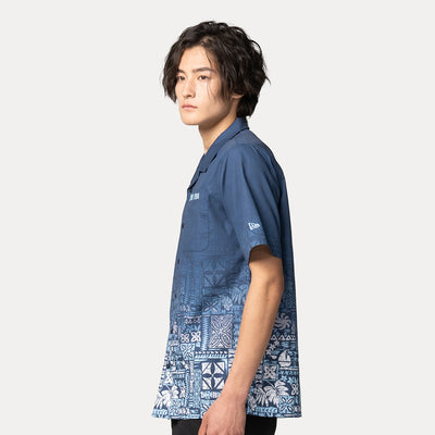 NEW ERA MARINE LIFE CLUB OCEANSIDE BLUE SHORT SLEEVE SHIRT