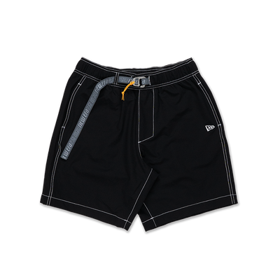 NEW ERA SPRINGTIME RHYTHM BLACK WOVEN SHORTS