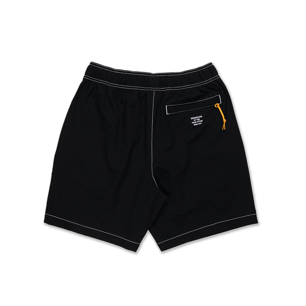 NEW ERA SPRINGTIME RHYTHM BLACK WOVEN SHORTS