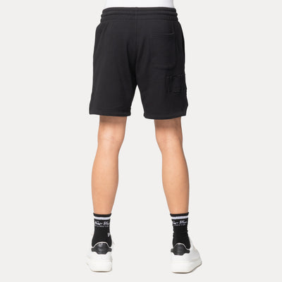 NEW ERA BASKETBALL TONAL PACK BLACK KNIT SHORTS