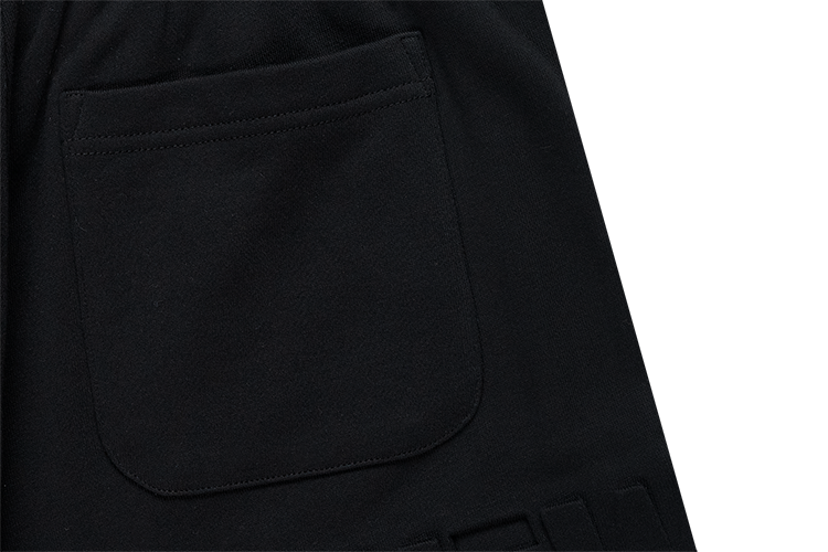 NEW ERA BASKETBALL TONAL PACK BLACK KNIT SHORTS