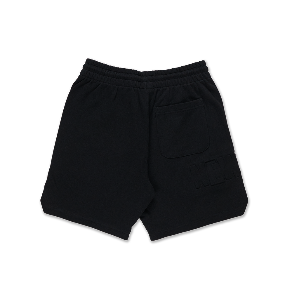 NEW ERA BASKETBALL TONAL PACK BLACK KNIT SHORTS