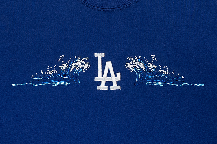 59FIFTY PACK - TONAL WAVE LOS ANGELES DODGERS DARK ROYAL SHORT SLEEVE T-SHIRT