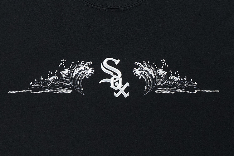 59FIFTY PACK - TONAL WAVE CHICAGO WHITE SOX WAVE BLACK SHORT SLEEVE T-SHIRT
