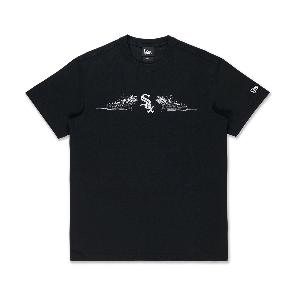 59FIFTY PACK - TONAL WAVE CHICAGO WHITE SOX WAVE BLACK SHORT SLEEVE T-SHIRT