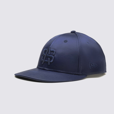 NEW ERA X A. SOCIETY SATIN NAVY 9FIFTY LOW PROFILE CAP