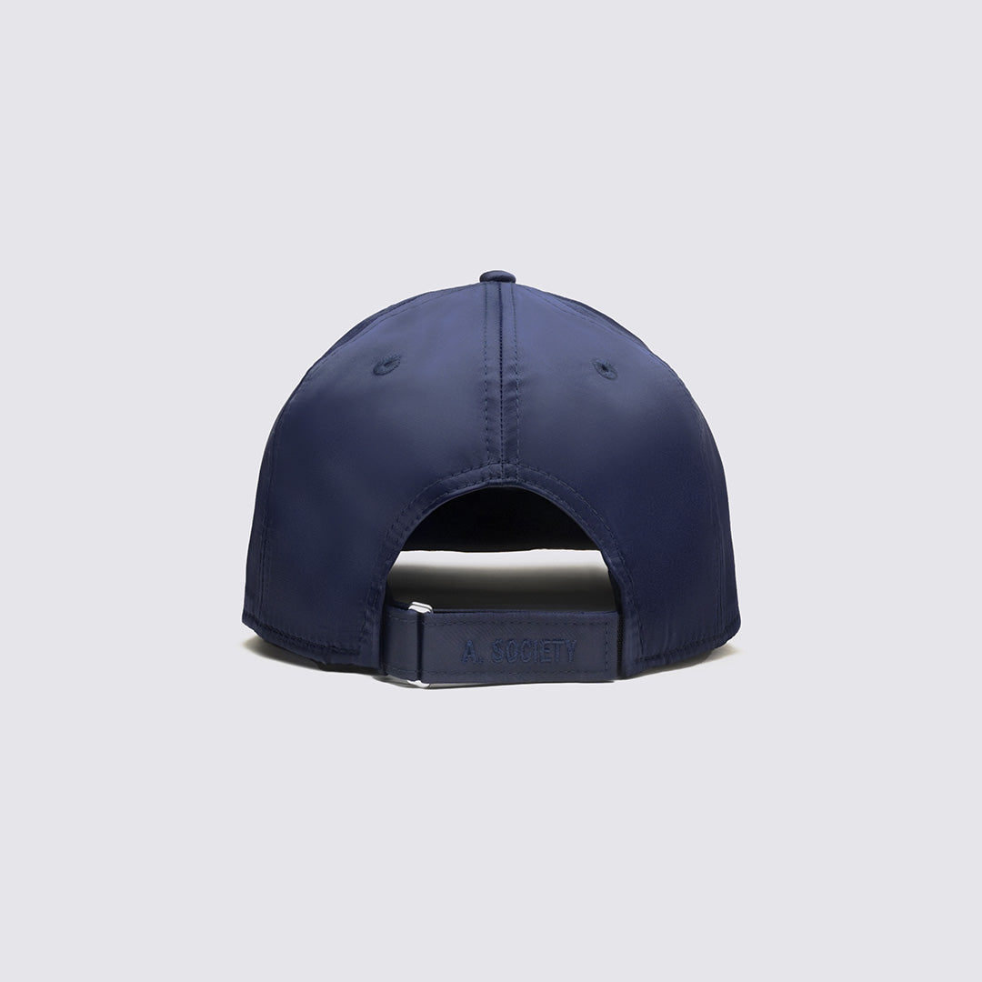 NEW ERA X A. SOCIETY SATIN NAVY 9FIFTY LOW PROFILE CAP