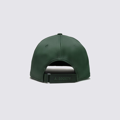 NEW ERA X A. SOCIETY SATIN DARK GREEN 9FIFTY LOW PROFILE CAP