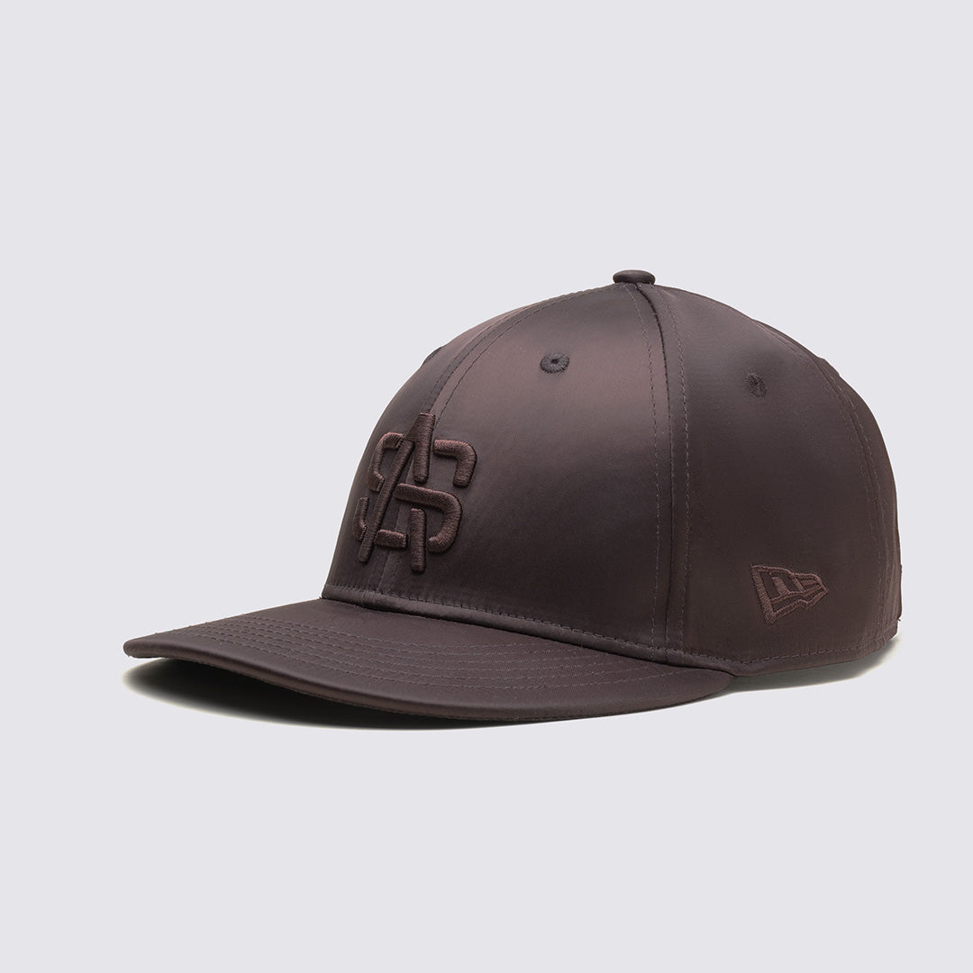 NEW ERA X A. SOCIETY SATIN BROWN 9FIFTY LOW PROFILE CAP