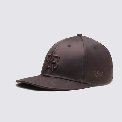 NEW ERA X A. SOCIETY SATIN BROWN 9FIFTY LOW PROFILE CAP