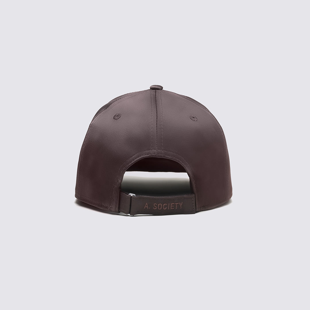 NEW ERA X A. SOCIETY SATIN BROWN 9FIFTY LOW PROFILE CAP