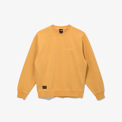 NEW ERA ORIGINATORS NAME TAG SCRIPT DARK YELLOW SWEATSHIRT