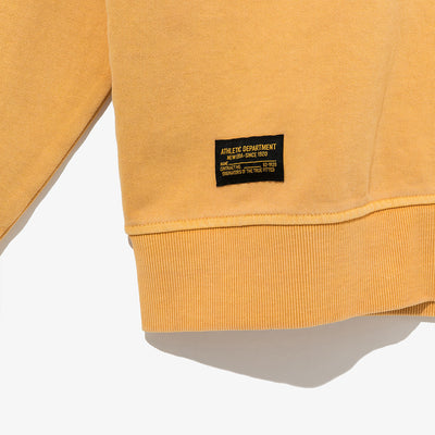 NEW ERA ORIGINATORS NAME TAG SCRIPT DARK YELLOW SWEATSHIRT
