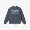 NEW ERA ORIGINATORS NAME TAG SCRIPT NAVY SWEATSHIRT