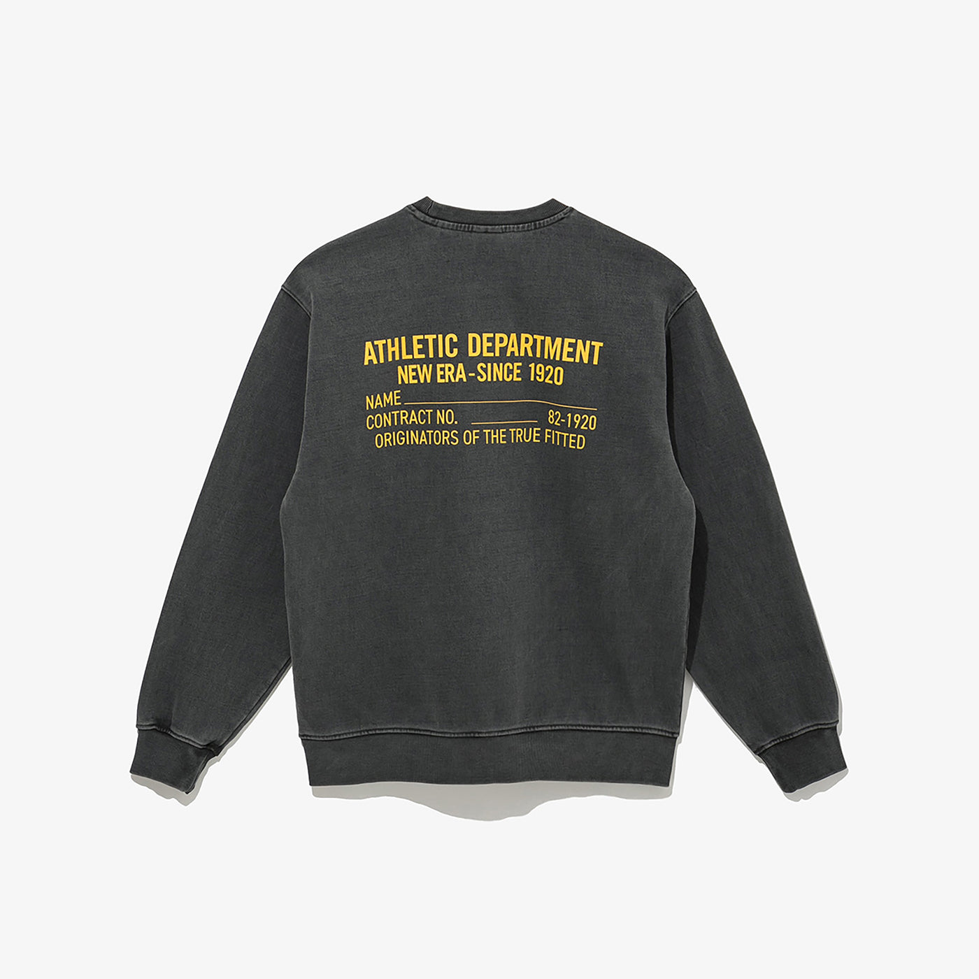 NEW ERA ORIGINATORS NAME TAG SCRIPT BLACK SWEATSHIRT