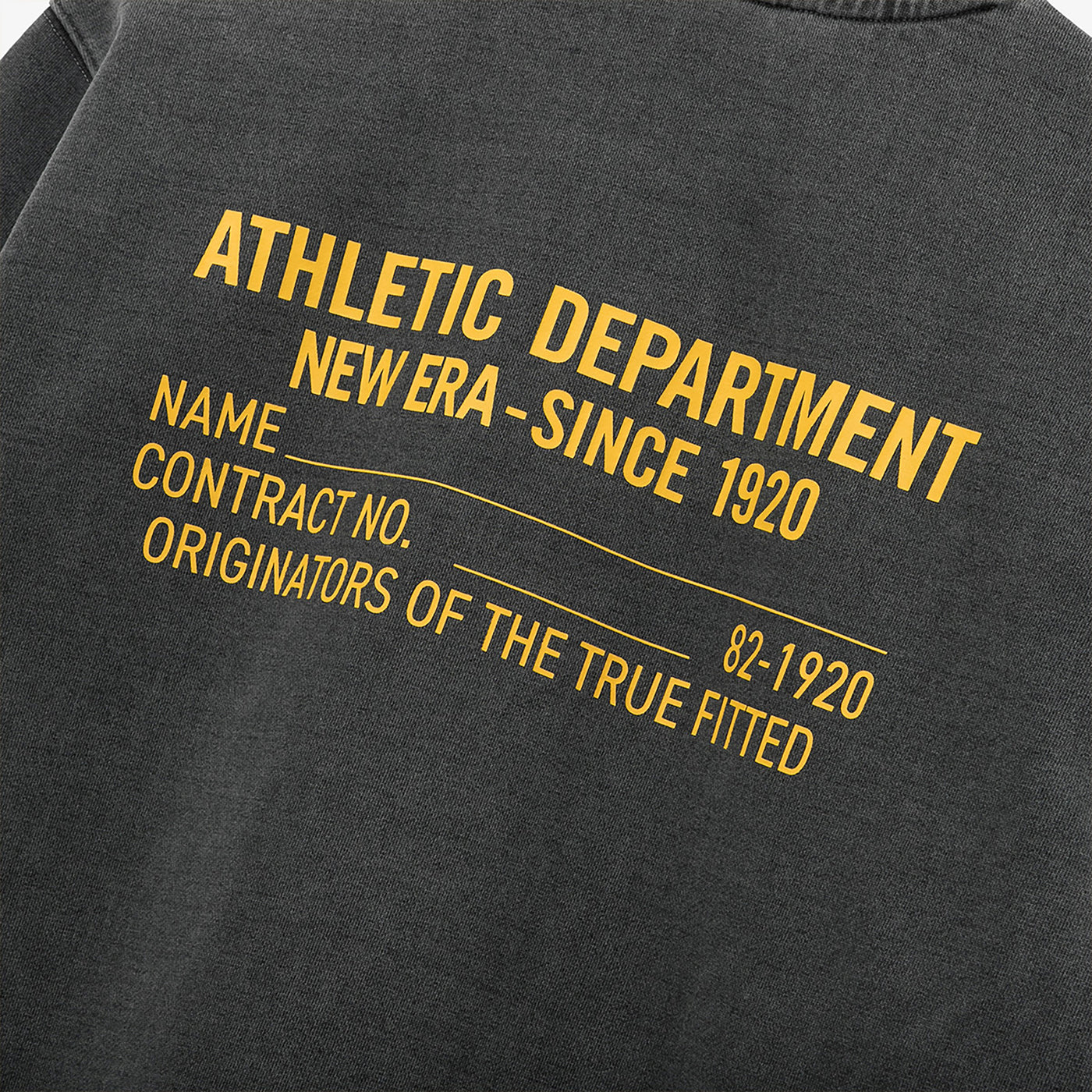NEW ERA ORIGINATORS NAME TAG SCRIPT BLACK SWEATSHIRT