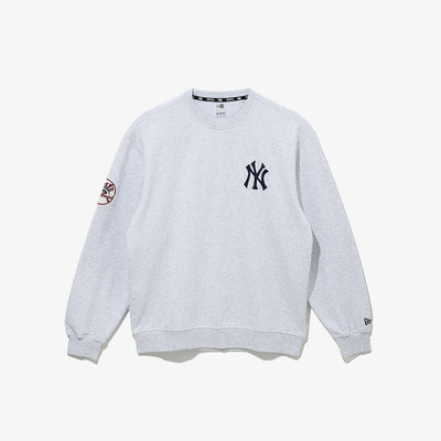NEW YORK YANKEES TEAM LOGO GRAY SWEATSHIRT