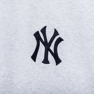 NEW YORK YANKEES TEAM LOGO GRAY SWEATSHIRT