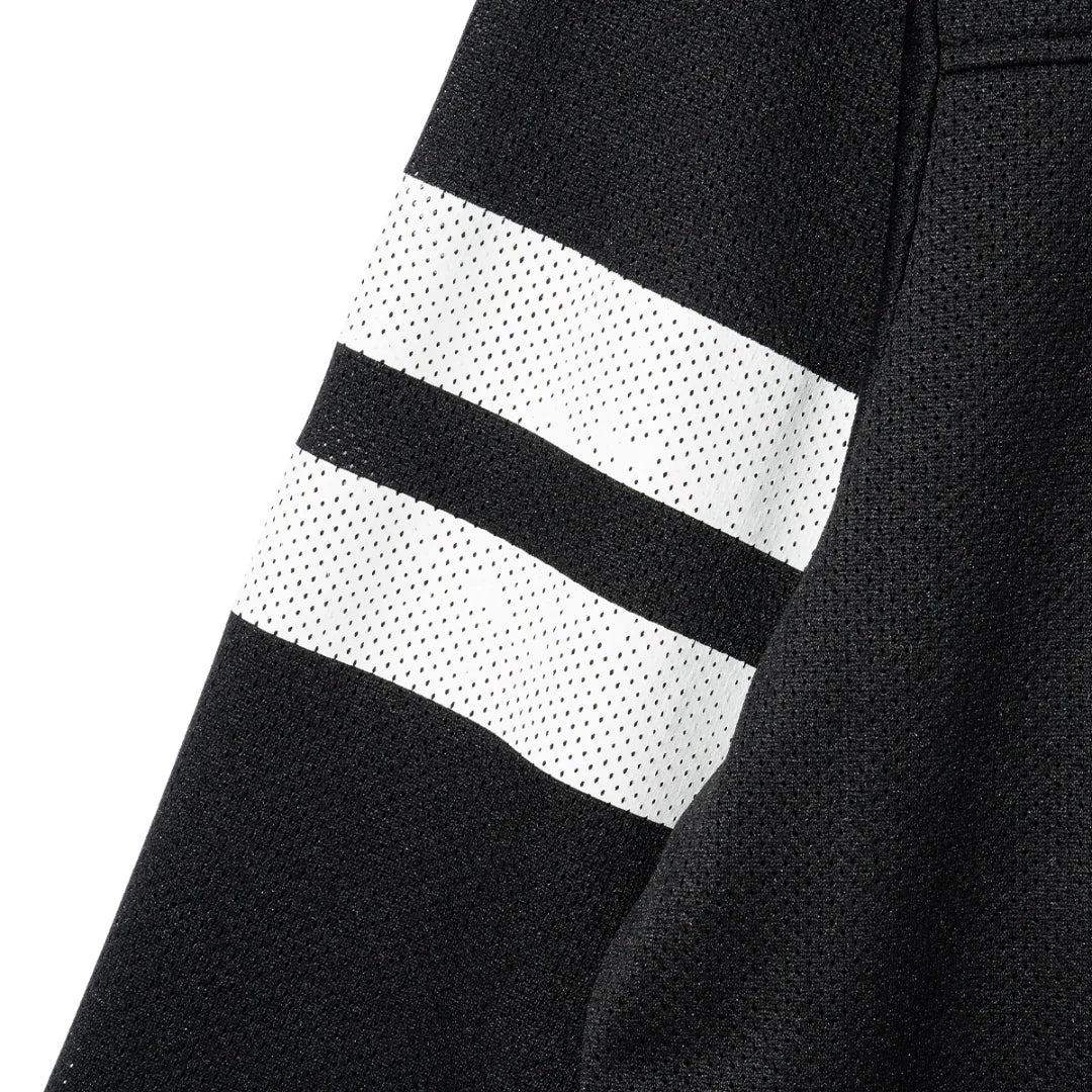 NEW ERA MCMXX BLACK LONG SLEEVE MESH TOP
