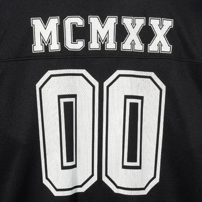 NEW ERA MCMXX BLACK LONG SLEEVE MESH TOP