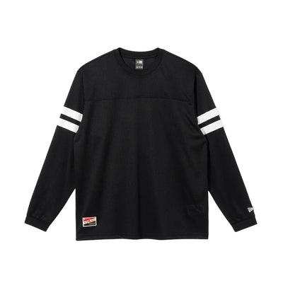 NEW ERA MCMXX BLACK LONG SLEEVE MESH TOP