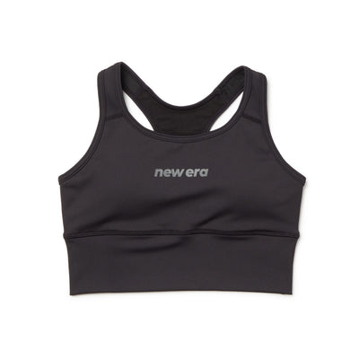 NEW ERA BLACK WOMEN PADDED SPORTS BRA