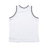 NEW ERA BASKETBALL WHITE MESH TANK