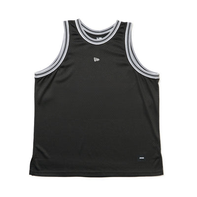 NEW ERA BASKETBALL BLACK MESH TANK