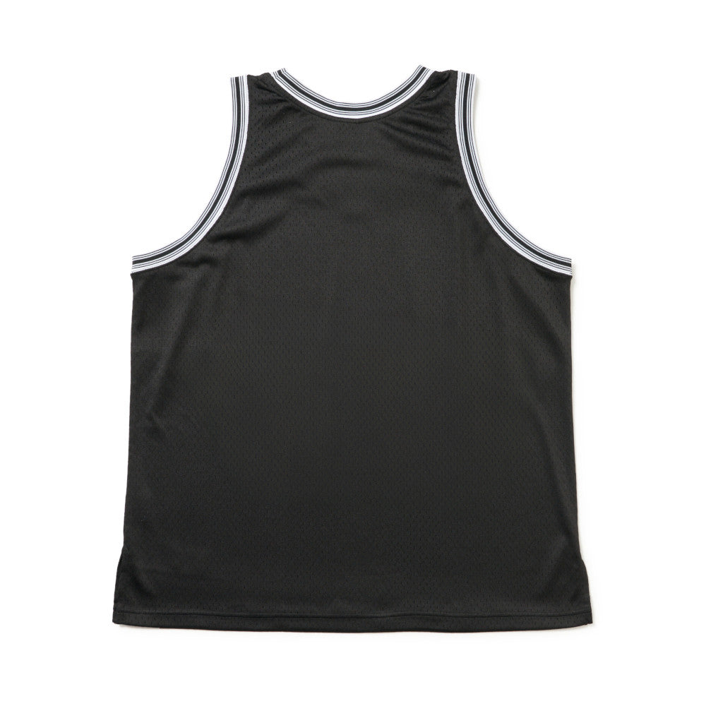 NEW ERA BASKETBALL BLACK MESH TANK