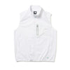 NEW ERA WOVEN NYLON WHITE FULL ZIP VEST