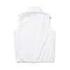 NEW ERA WOVEN NYLON WHITE FULL ZIP VEST